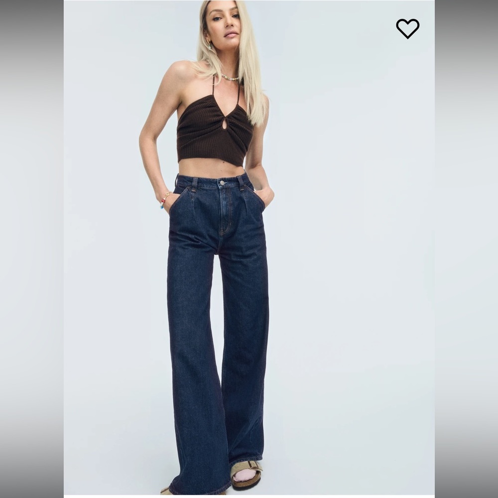 Reformation Miami Pleated Trouser Jeans / size 25